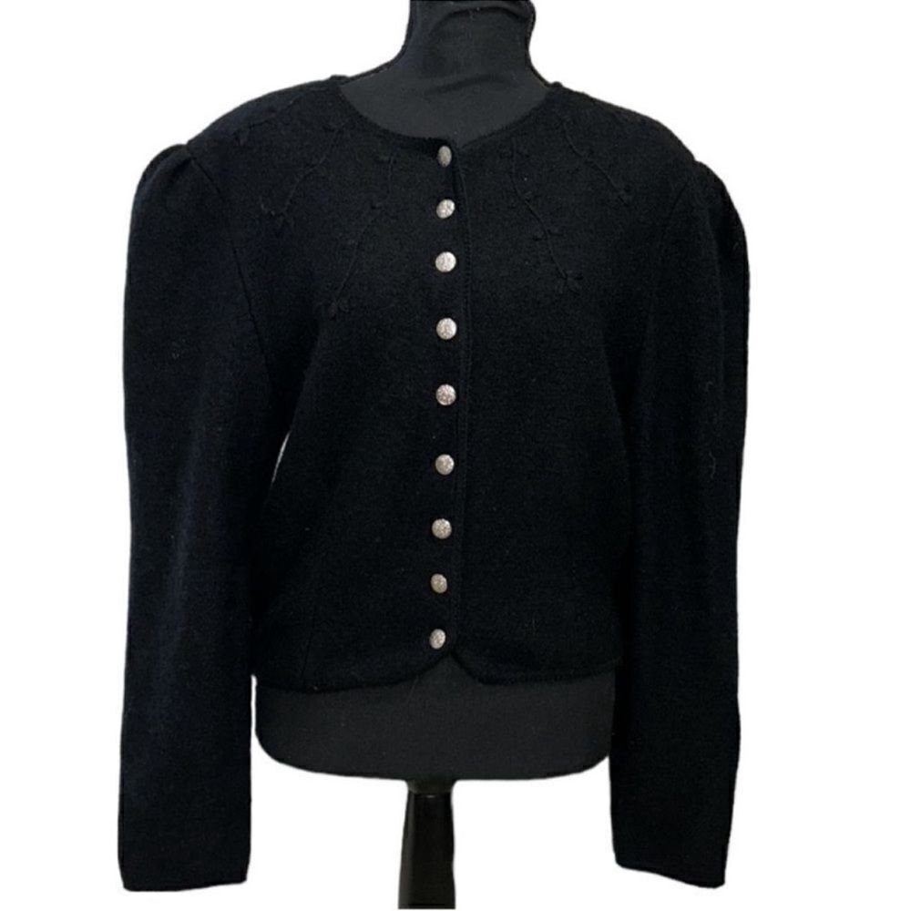 Tally Ho Black Wool Vintage Jacket(Size M)